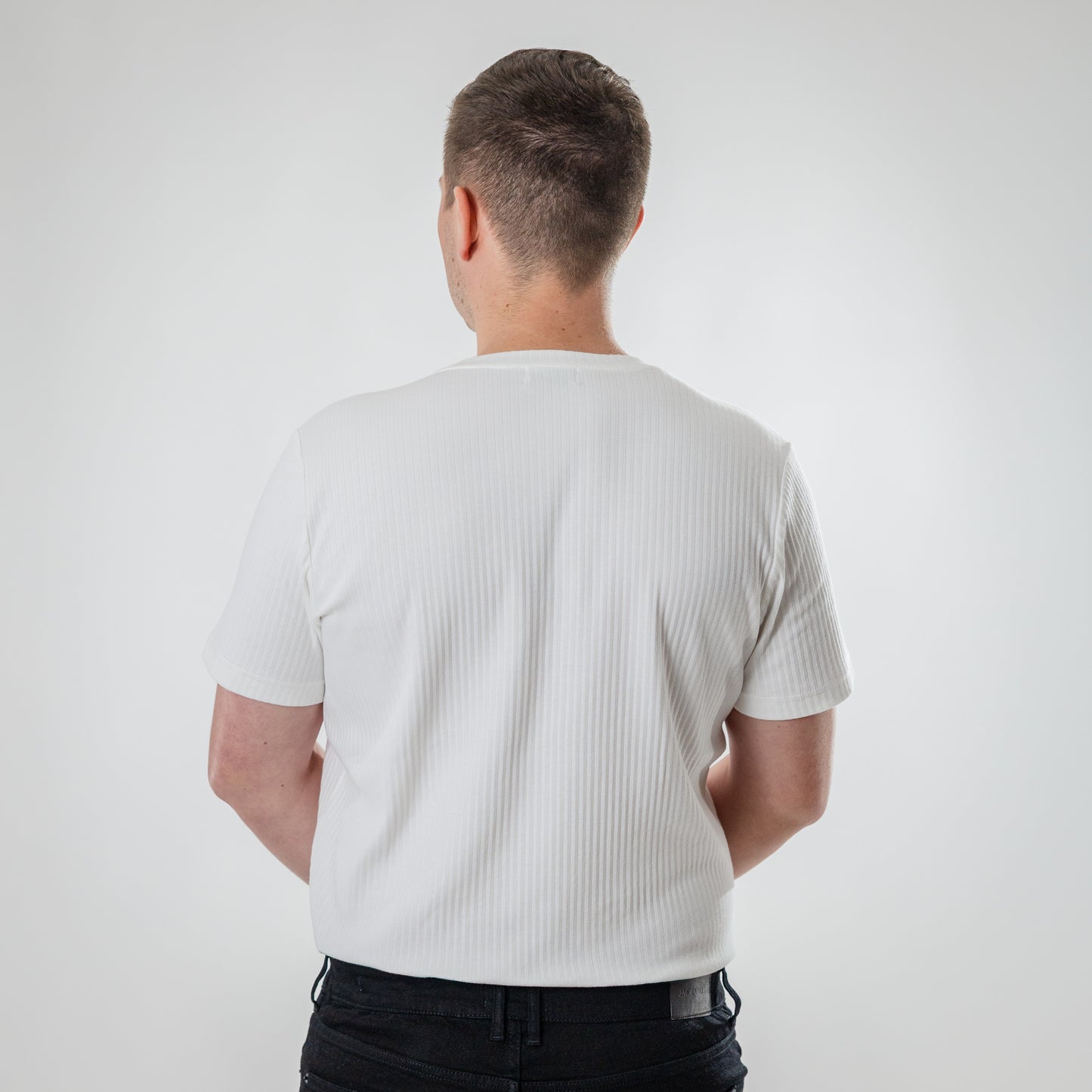 Elite Ribbed T-shirt (White)
